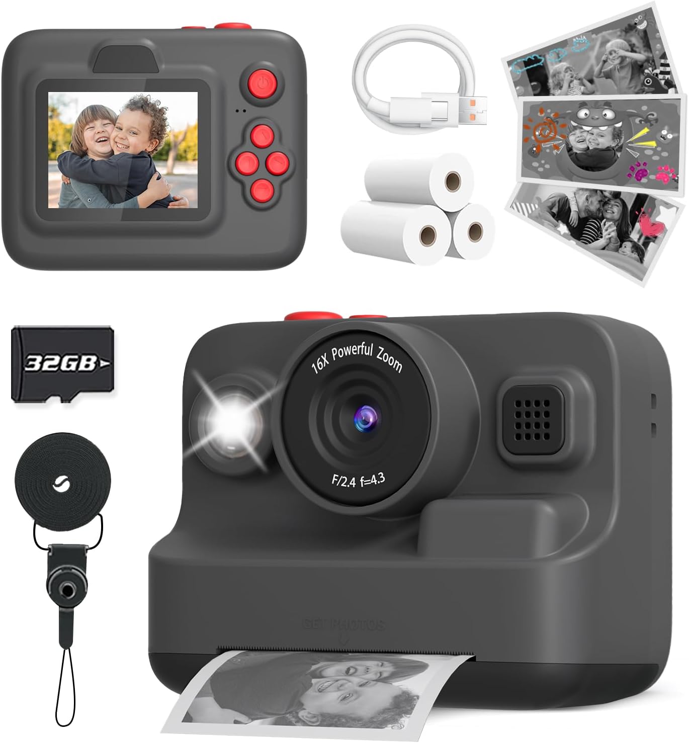 Yehtta Kids Camera Instant Print
Yehtta Instant Print Camera for Kids
Yehtta Digital Camera for Boys and Girls
Yehtta 1080P Kids Camera with Thermal Printing
Yehtta Photography Camera for Kids Ages 3-12
Yehtta Kids Camera with 3 Rolls Print Paper
Yehtta Birthday Gift for Kids Digital Camera
Yehtta Instant Print Camera for Christmas Gifts
Yehtta Kids Digital Camera with 32GB SD Card
Yehtta Fun and Educational Kids Photography Camera