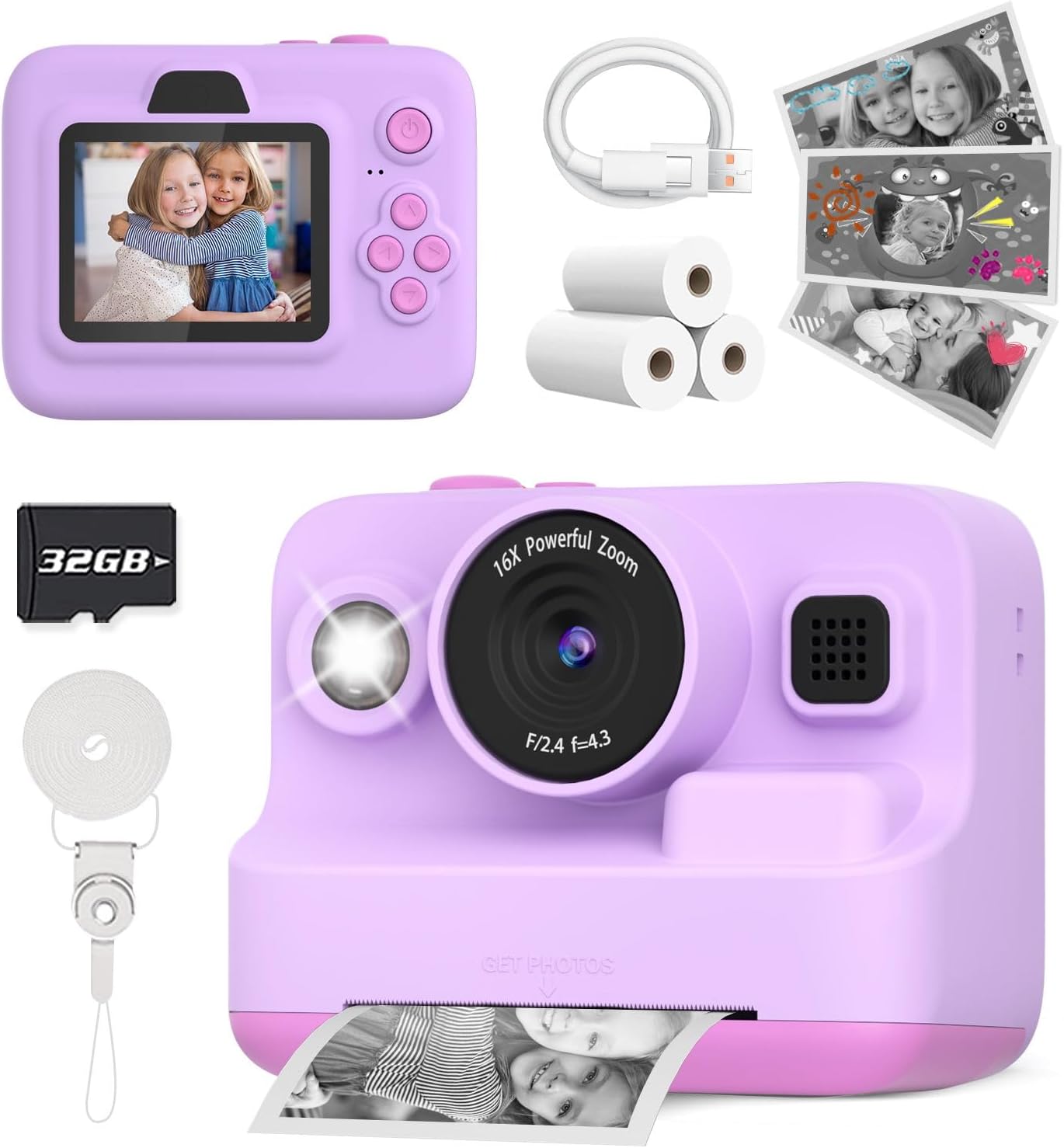 Yehtta Kids Camera Instant Print
Yehtta Instant Print Camera for Kids
Yehtta Digital Camera for Boys and Girls
Yehtta 1080P Kids Camera with Thermal Printing
Yehtta Photography Camera for Kids Ages 3-12
Yehtta Kids Camera with 3 Rolls Print Paper
Yehtta Birthday Gift for Kids Digital Camera
Yehtta Instant Print Camera for Christmas Gifts
Yehtta Kids Digital Camera with 32GB SD Card
Yehtta Fun and Educational Kids Photography Camera