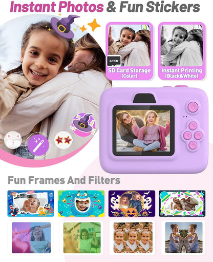 Yehtta Kids Camera Instant Print
Yehtta Instant Print Camera for Kids
Yehtta Digital Camera for Boys and Girls
Yehtta 1080P Kids Camera with Thermal Printing
Yehtta Photography Camera for Kids Ages 3-12
Yehtta Kids Camera with 3 Rolls Print Paper
Yehtta Birthday Gift for Kids Digital Camera
Yehtta Instant Print Camera for Christmas Gifts
Yehtta Kids Digital Camera with 32GB SD Card
Yehtta Fun and Educational Kids Photography Camera